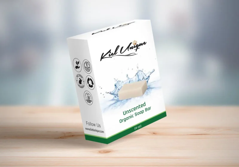 Unscented Organic Soap Bar- 4 oz