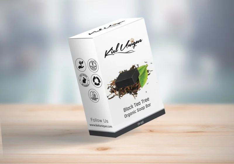Black Tea Tree Organic Soap Bar- 4 oz