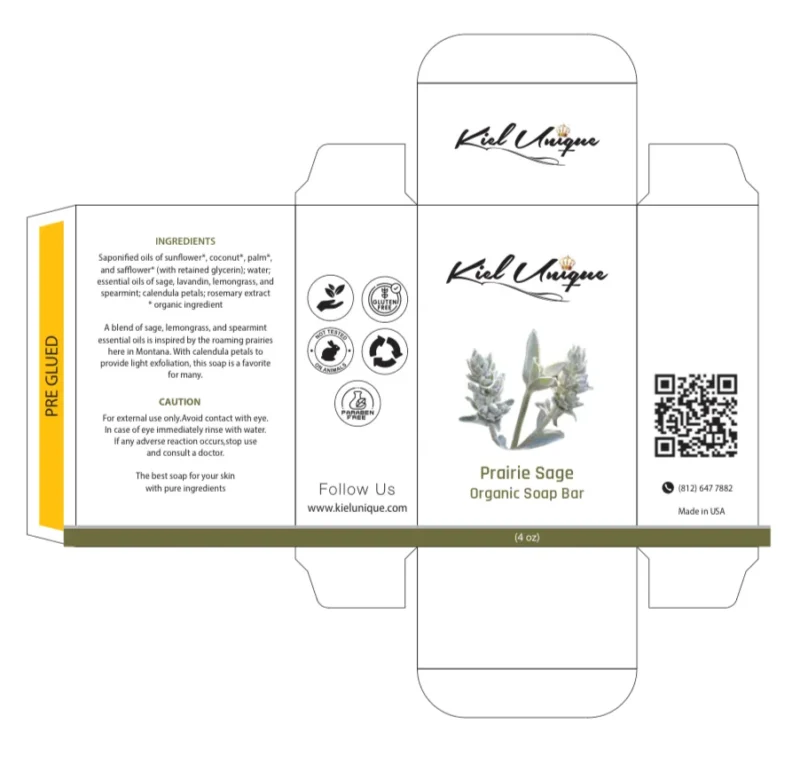 Prairie Sage Organic Soap Bar- 4 oz - Image 3